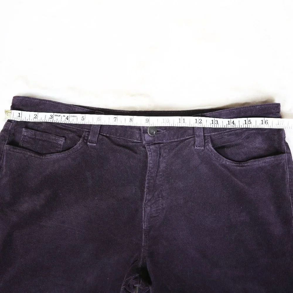 J Brand Purple Corduroy Skinny Leg Pants | Size 32